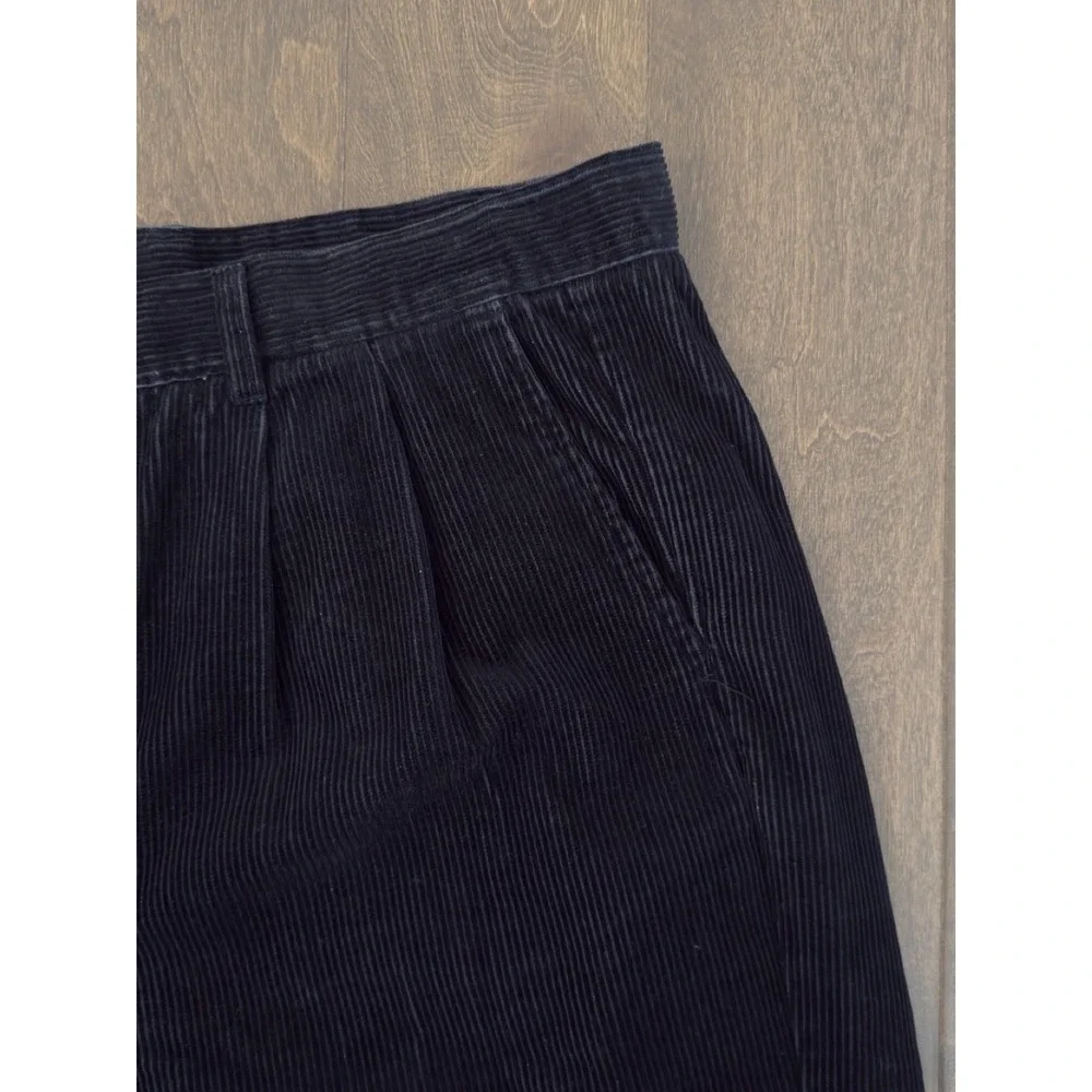 VTG Ivy Crew Lot‎ Of 2 Classic Pleated Corduroy Mens Size 38X34 Navy/Beige Pants